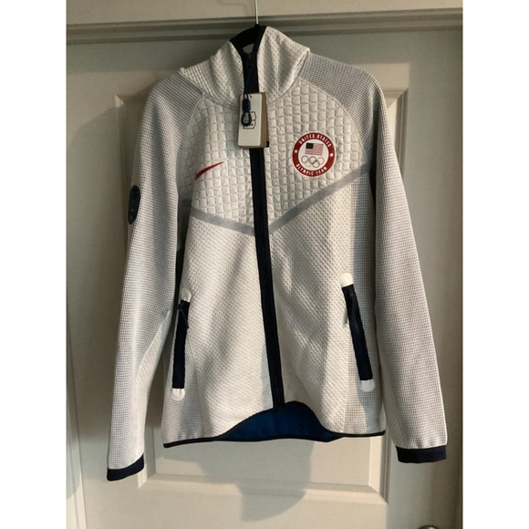 Nike Sportswear Tech Pack Men’s Full Zip Hoodie Size: Large Color: Summit White - Picture 1 of 12